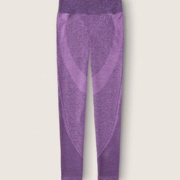 VS VICTORIAS SECRET PINK SEAMLESS WORKOUT PANT TIGHT LEGGING SWEATS AMETHYST S - Picture 5 of 7